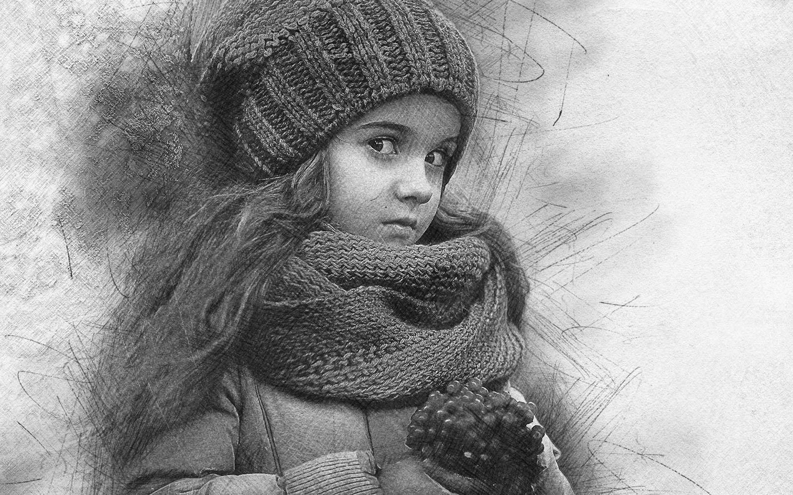 I will convert your photo into digital pencil sketch ...