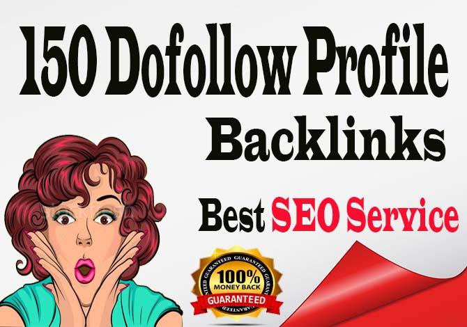 Create Manually 150 pr9 high quality Dofollow Profile...