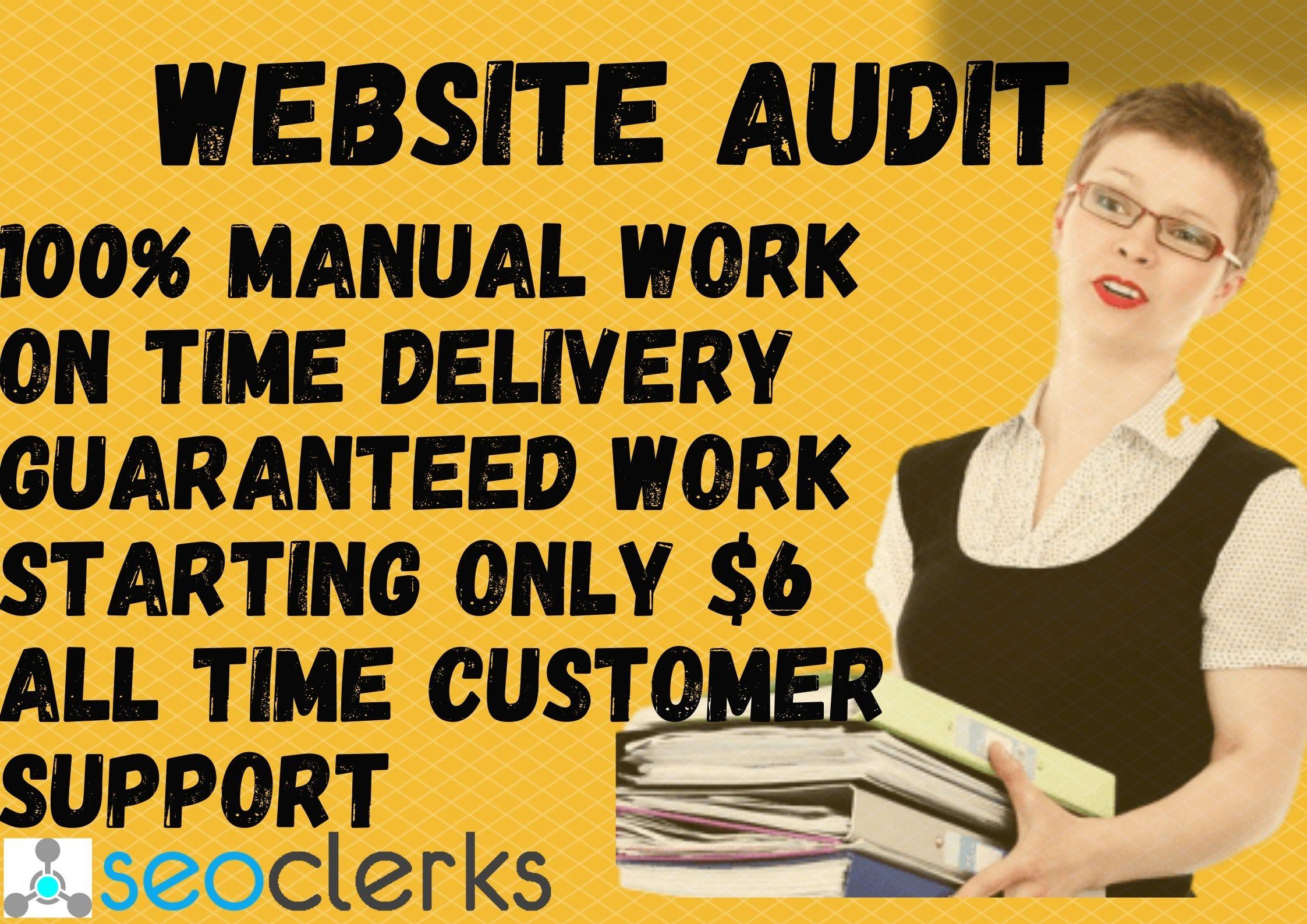 I will provide SEO Audit Report for Your any Website.