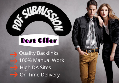 PDF submission do-follow backlinks to 30 high PR slid...