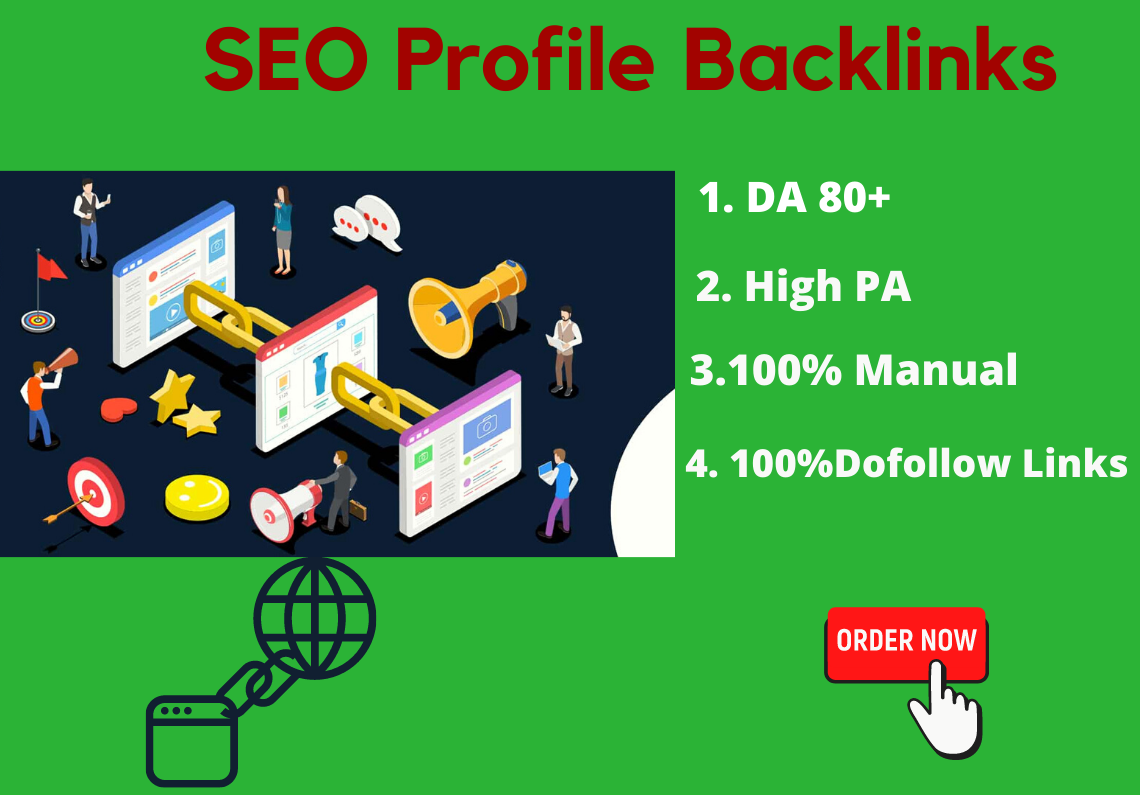 I will Create Manually100 SEO Profile backlinks witho...