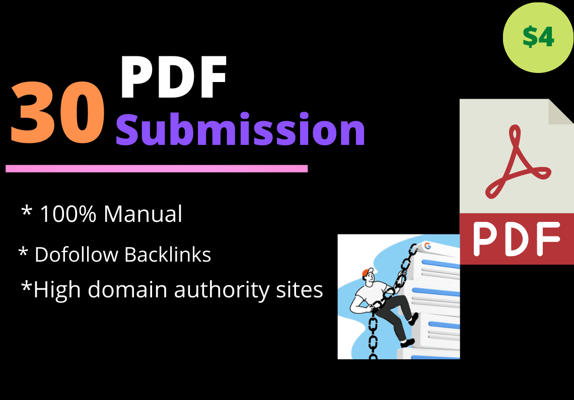 I will provide 30 PDF submission to top document shar...
