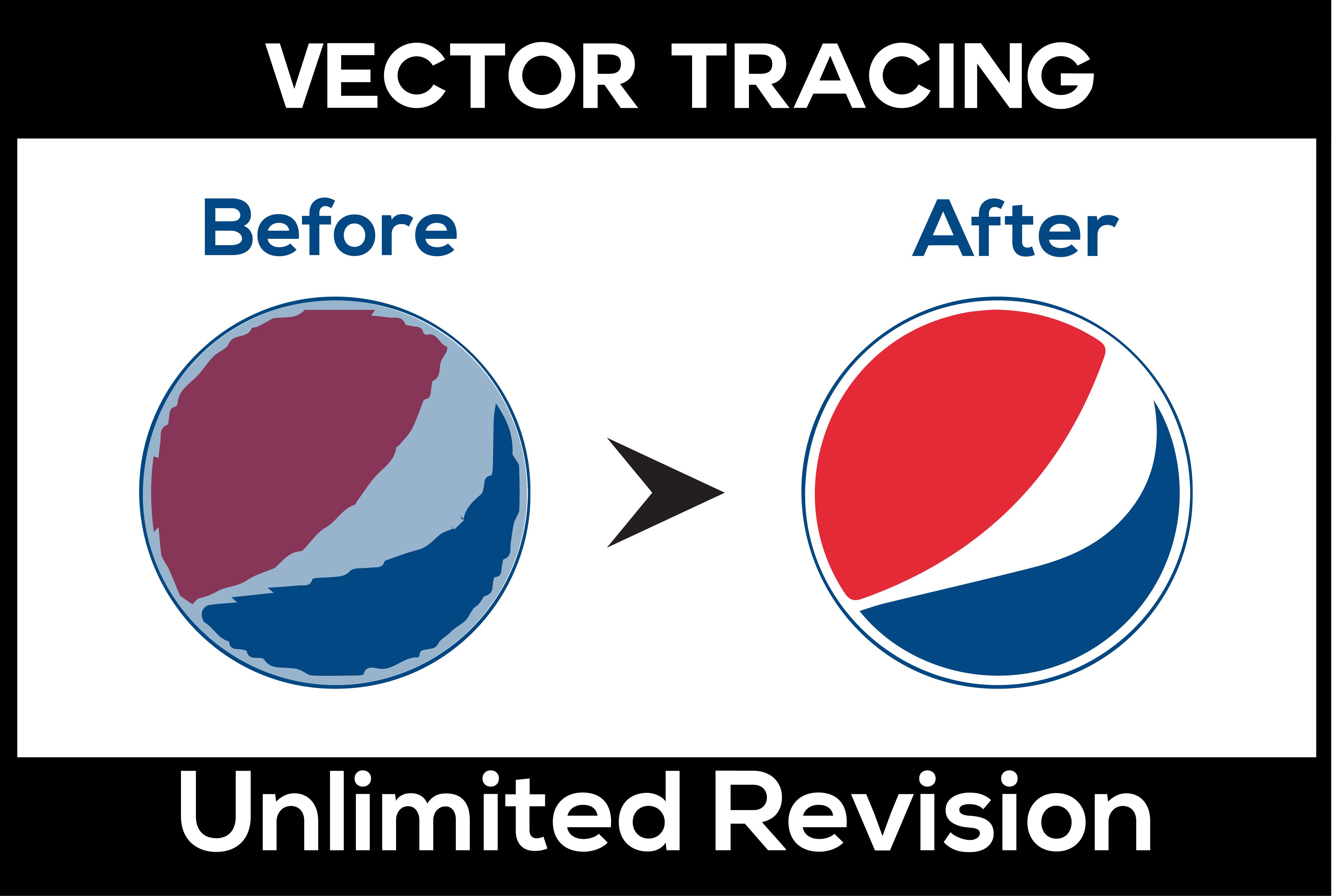 I will manual vector tracing, vectorization, illust...