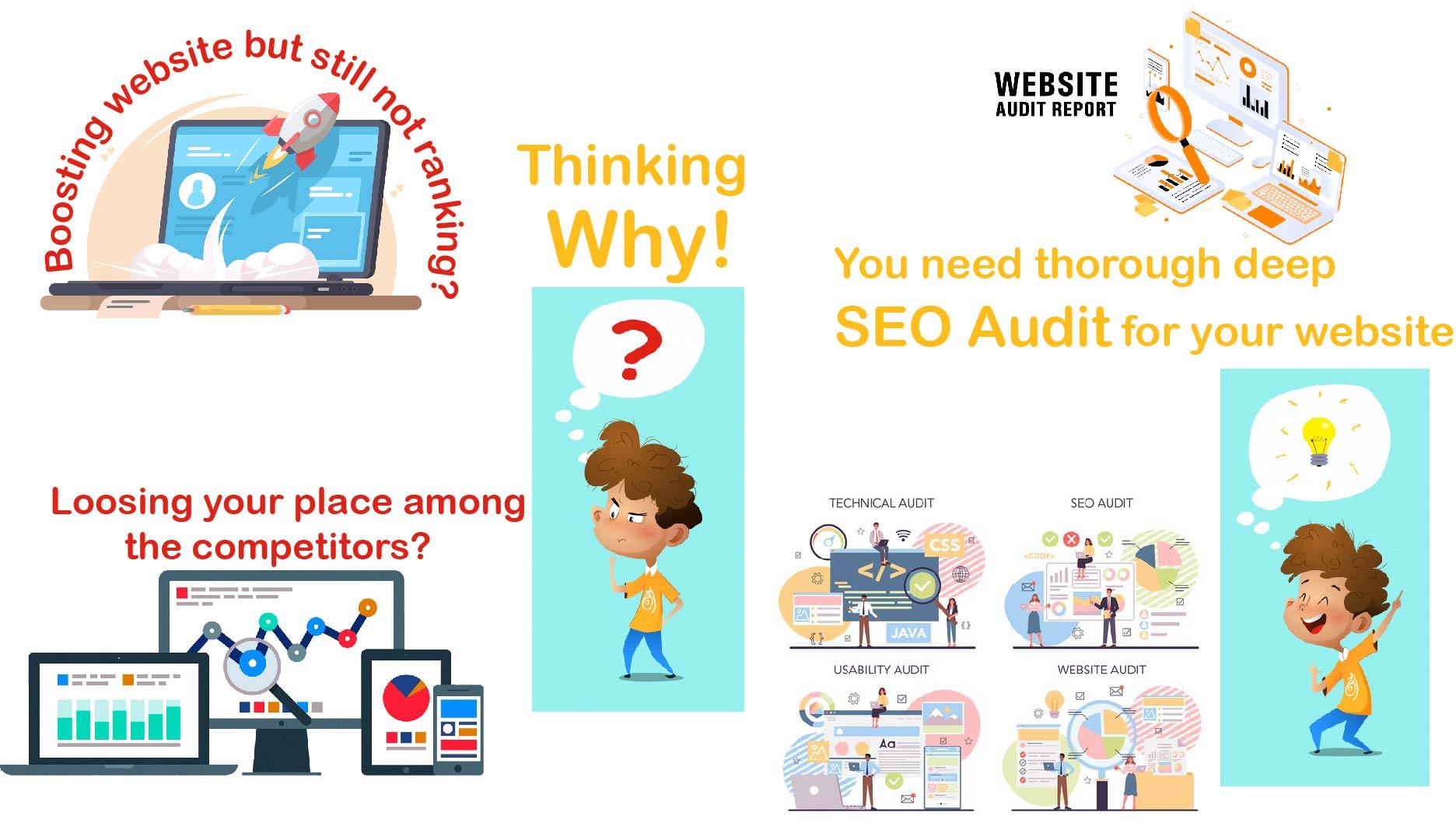 Detailed SEO Audit report, competitors analysis and ...
