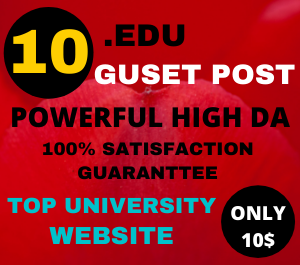I Will Publish 10 Edu Guest posts on education websit...