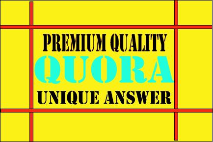 Advance your site by 25 Top premium quality Quora ans...