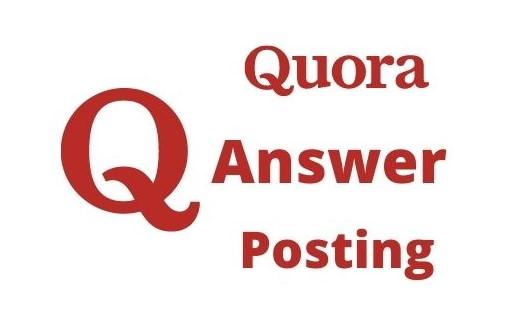 20 Quora Answer with 150+ Word & High Quality Cli...