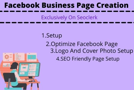 I'll do Facebook page creation and site setup for you