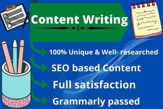I'll write and rewrite SEO friendly Content and Artic...