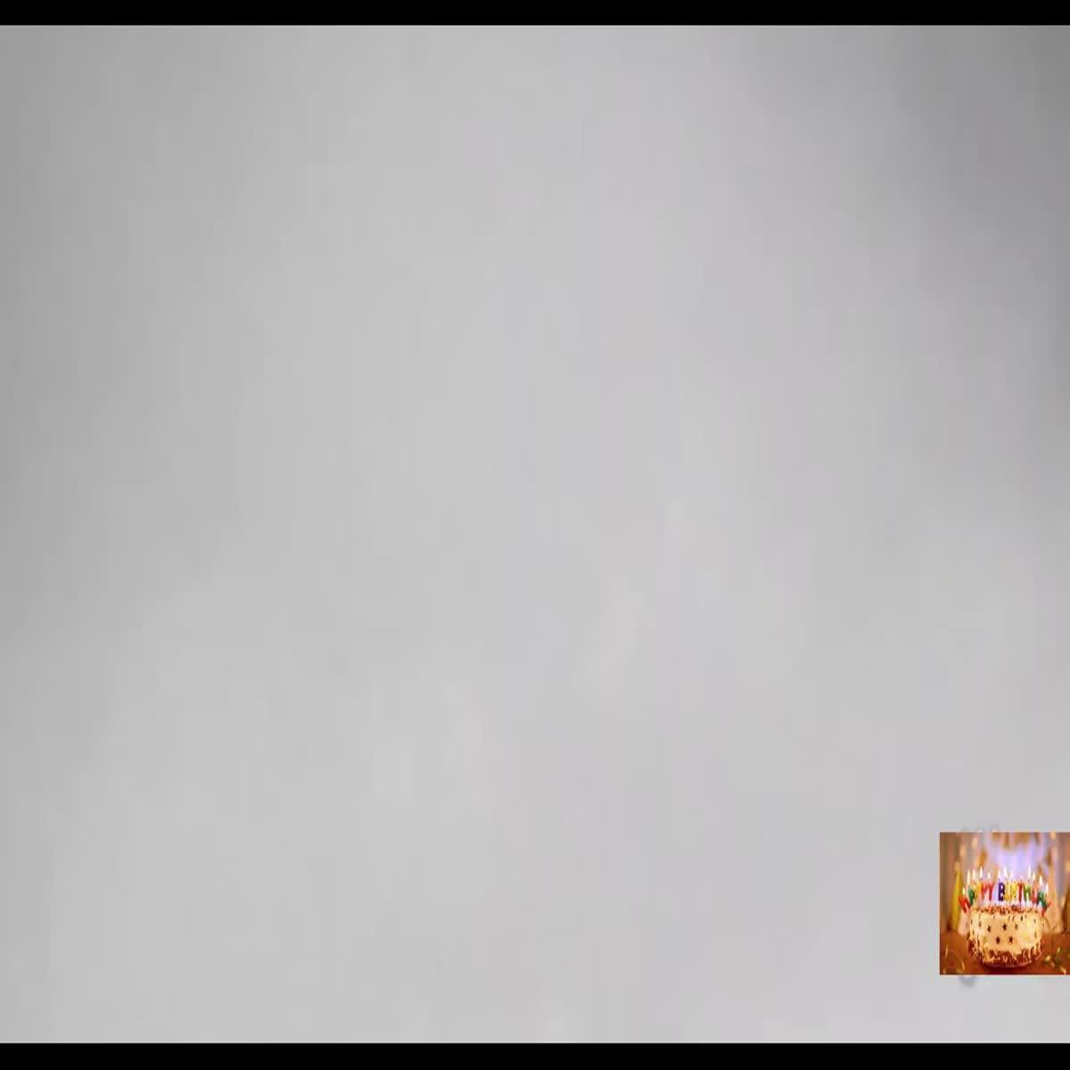 I will make birthday video staring you