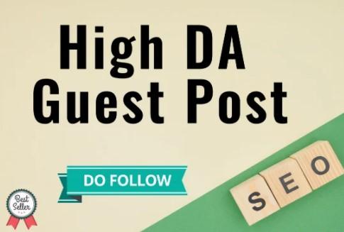I will do high authority dofollow guest post da 93 we...