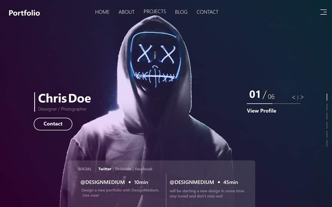 Conert your psd to website using html5 and css3 and j...