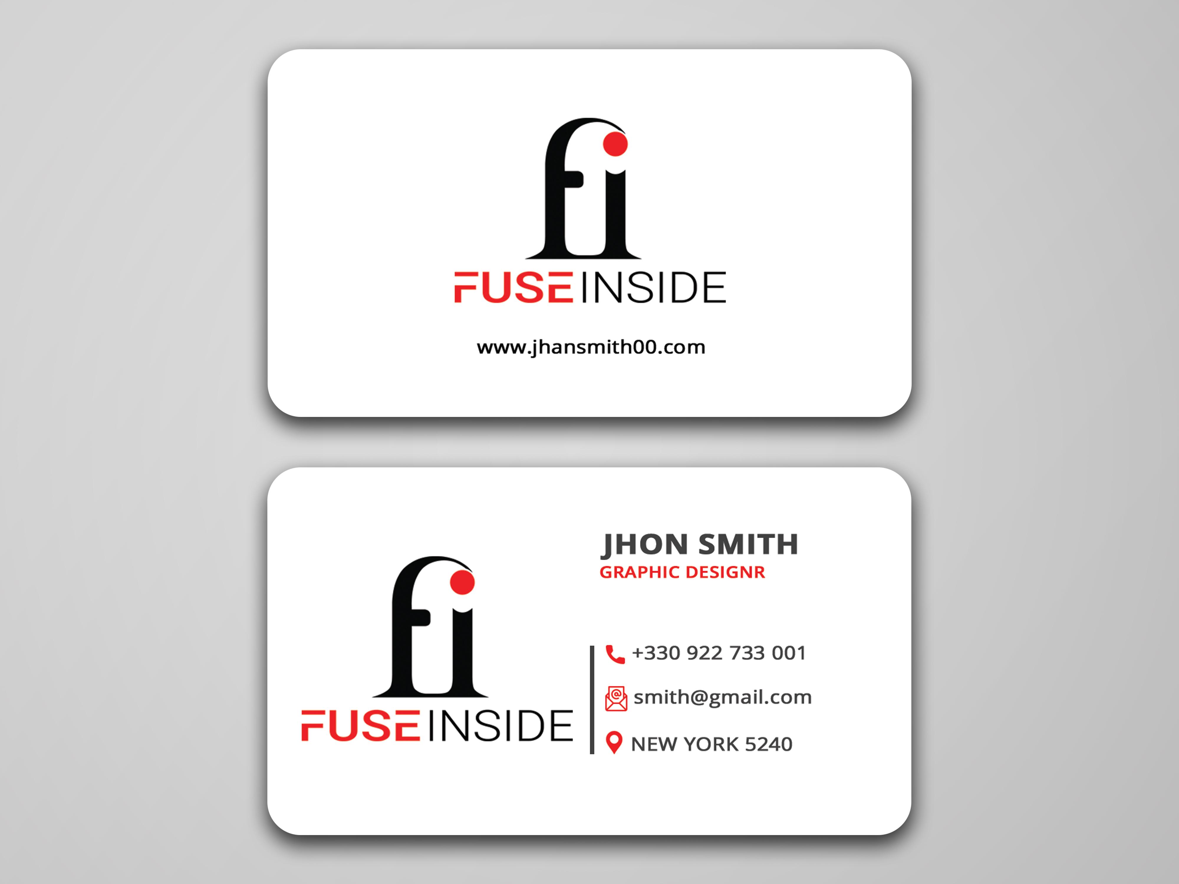 I will do professional and eye catching business card...