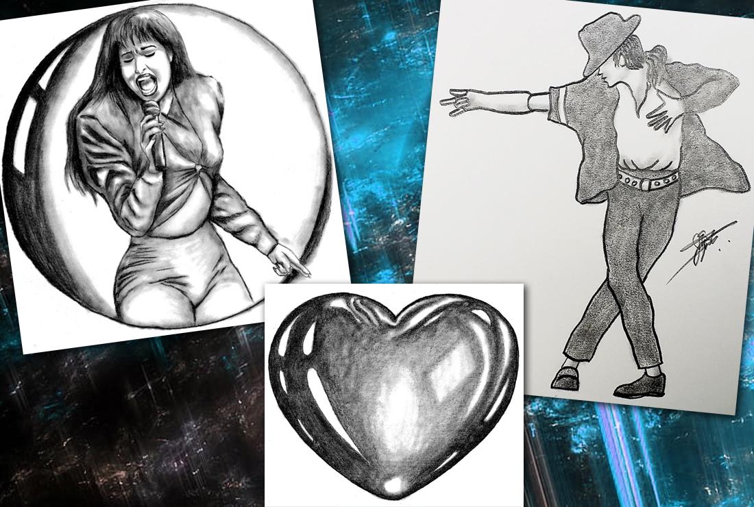 I will draw what you want in graphite pencil and char...