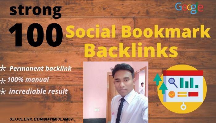 I Will Provide Hand Make Work 100 HQ Social Bookmarki...