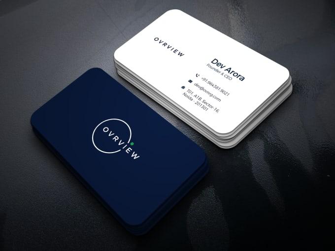 I will design a business card just for you