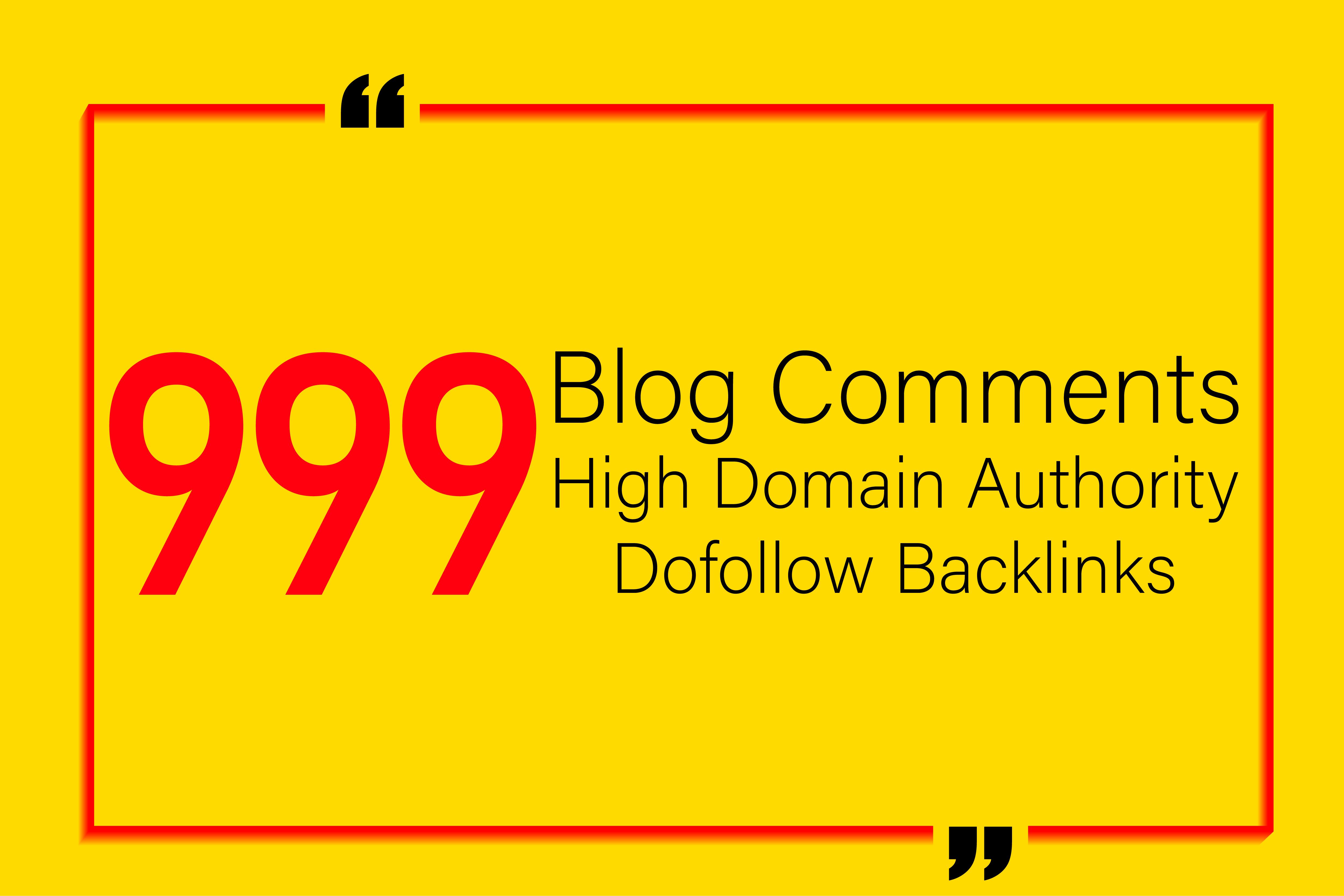 Manually Create 999 High Quality Dofollow Blog Commen...