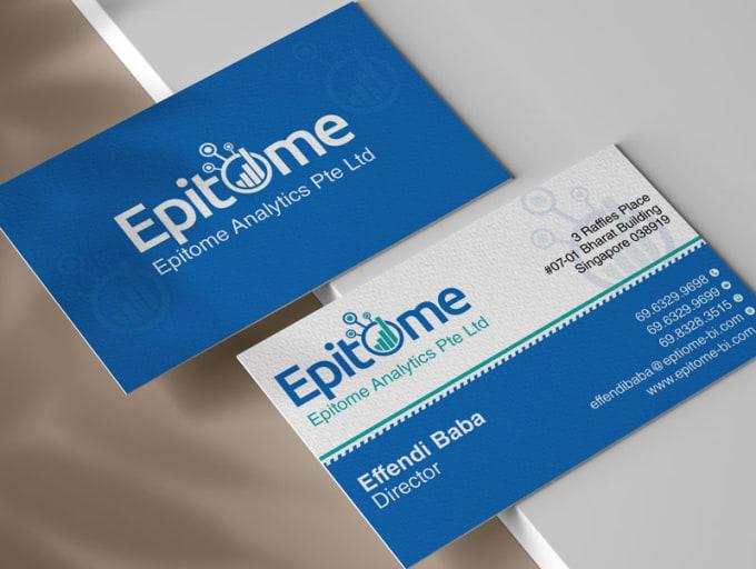I will design premium quality business card, name ca...