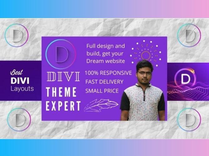 Design Or Customize Divi Website Using Divi Theme Bui...