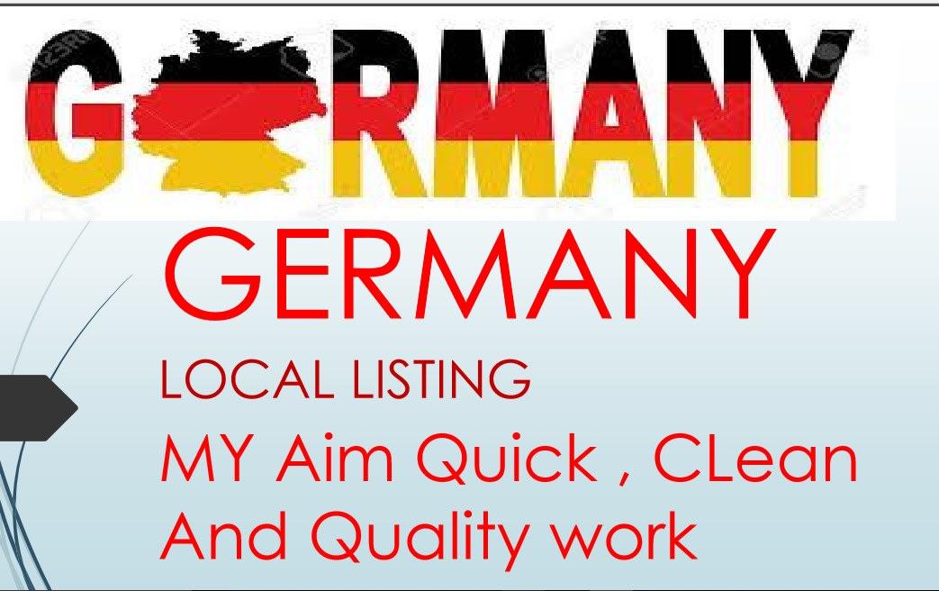 I will do 200 german SEO listings for search engine o...