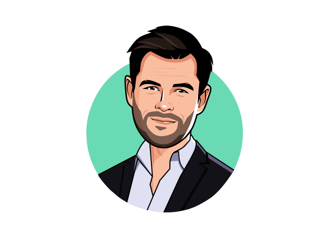 I will draw portrait avatar cartoon from photo