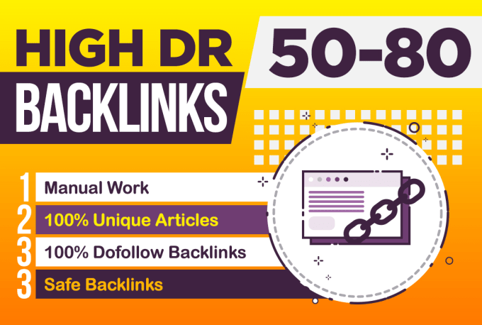 I will create high DR permanent dofollow backlinks fo...