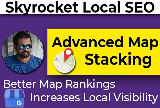 I will strengthen local SEO advanced map stacking Aut...