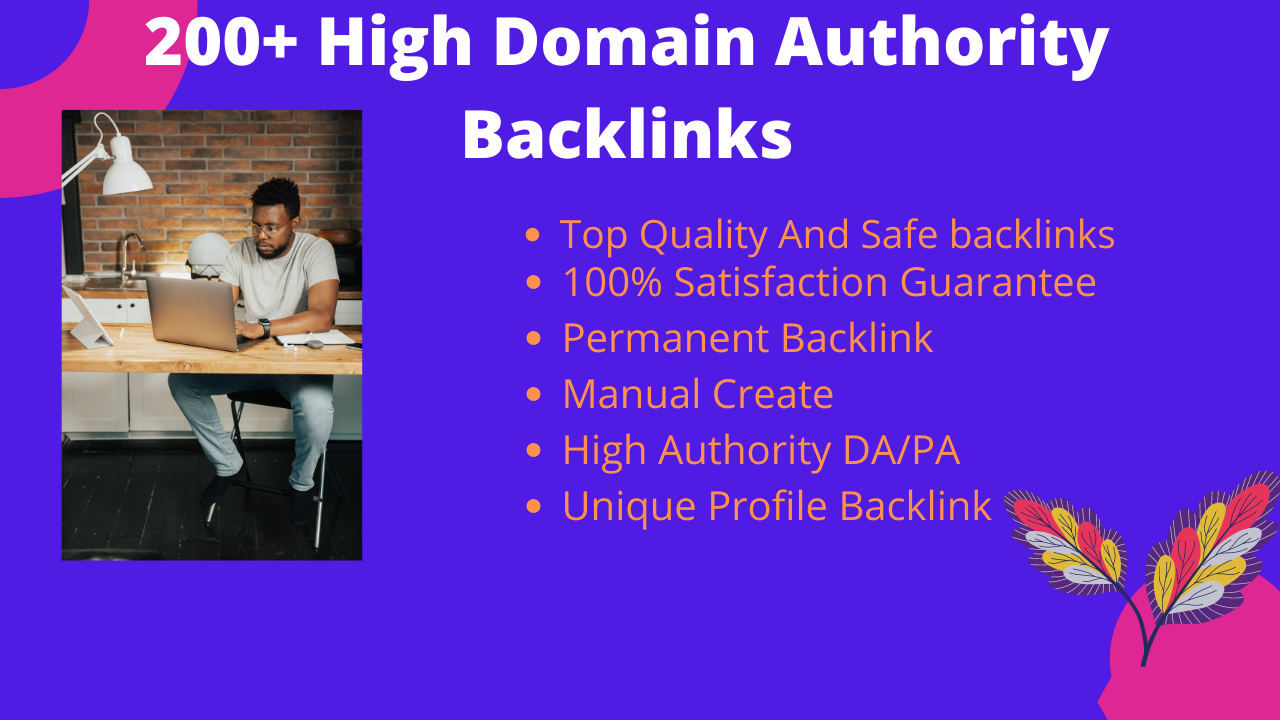 70 High Domain Authority Profile Backlinks