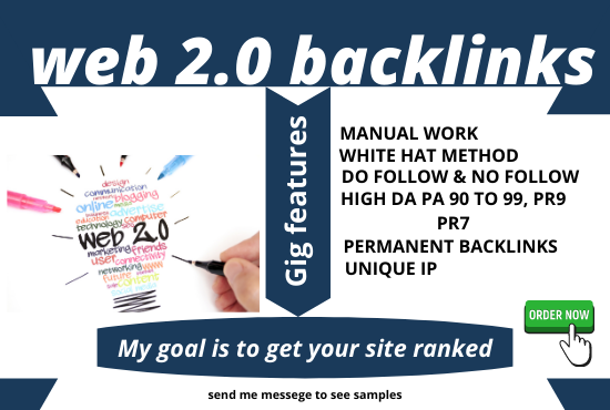 I will Create 50 Manually Web 2.0 SEO Backlinks For Y...