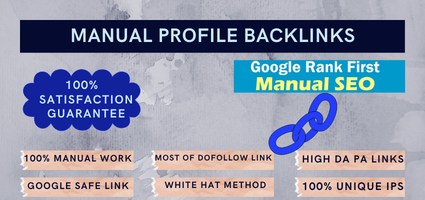 I will create 50 manual dofollow high authority profi...