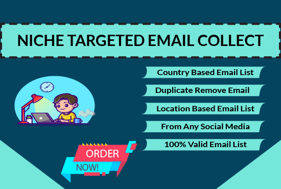 I will collect 5k niche-targeted valid Email list for...