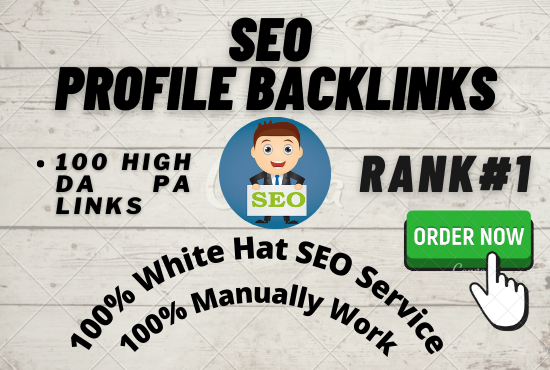 I will do build 200 high authority SEO Profile backli...