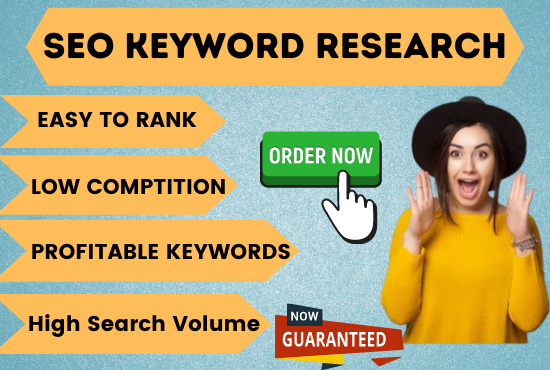I will do best SEO keyword research and competitor an...