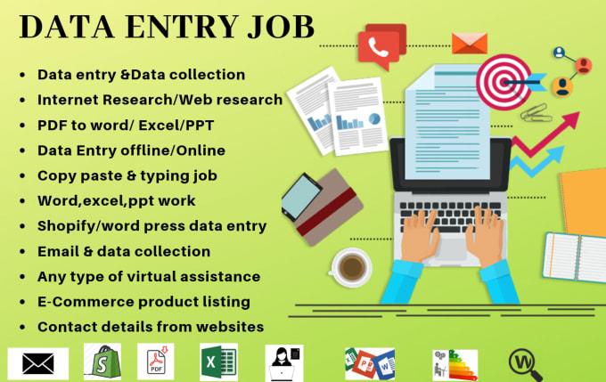 I am Professional Data Entry i have Six Years Experie...