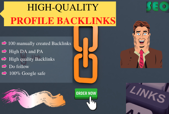 Manually create 70 SEO profile backlinks on high auth...