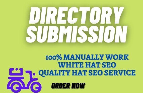 I will do high quality 70 directory submission manual...