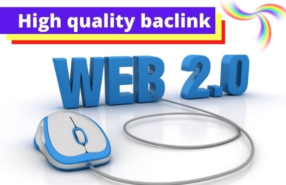 I will do high quality web 2 0 authority backline, d...