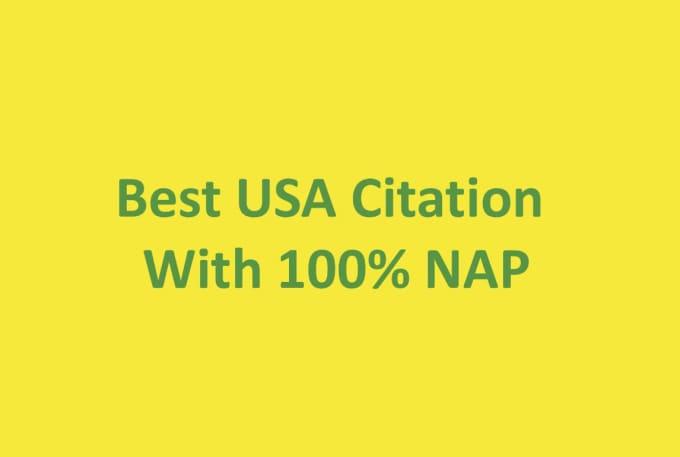 I provide 30 high DA citations with napping list best...