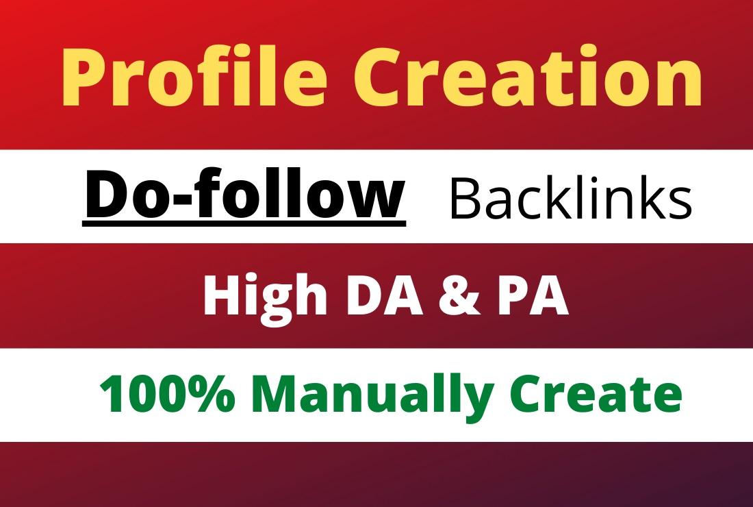 100 Dofollow Profile Creation Backlinks High DA PA an...