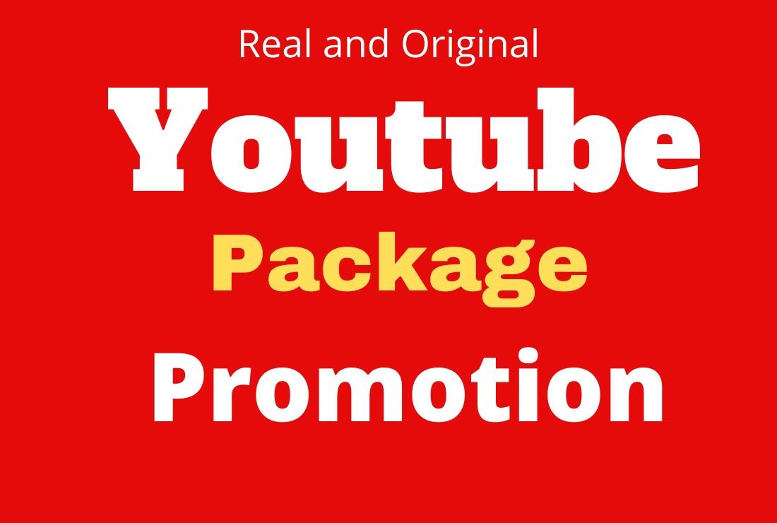 Best HQ YouTube Package Promotion Marketing & Fas...