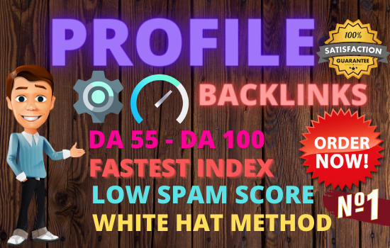 25 Profile Backlinks high authority do-follow permane...
