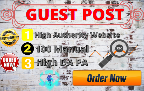 20 Guest Post unique article high Authority website P...