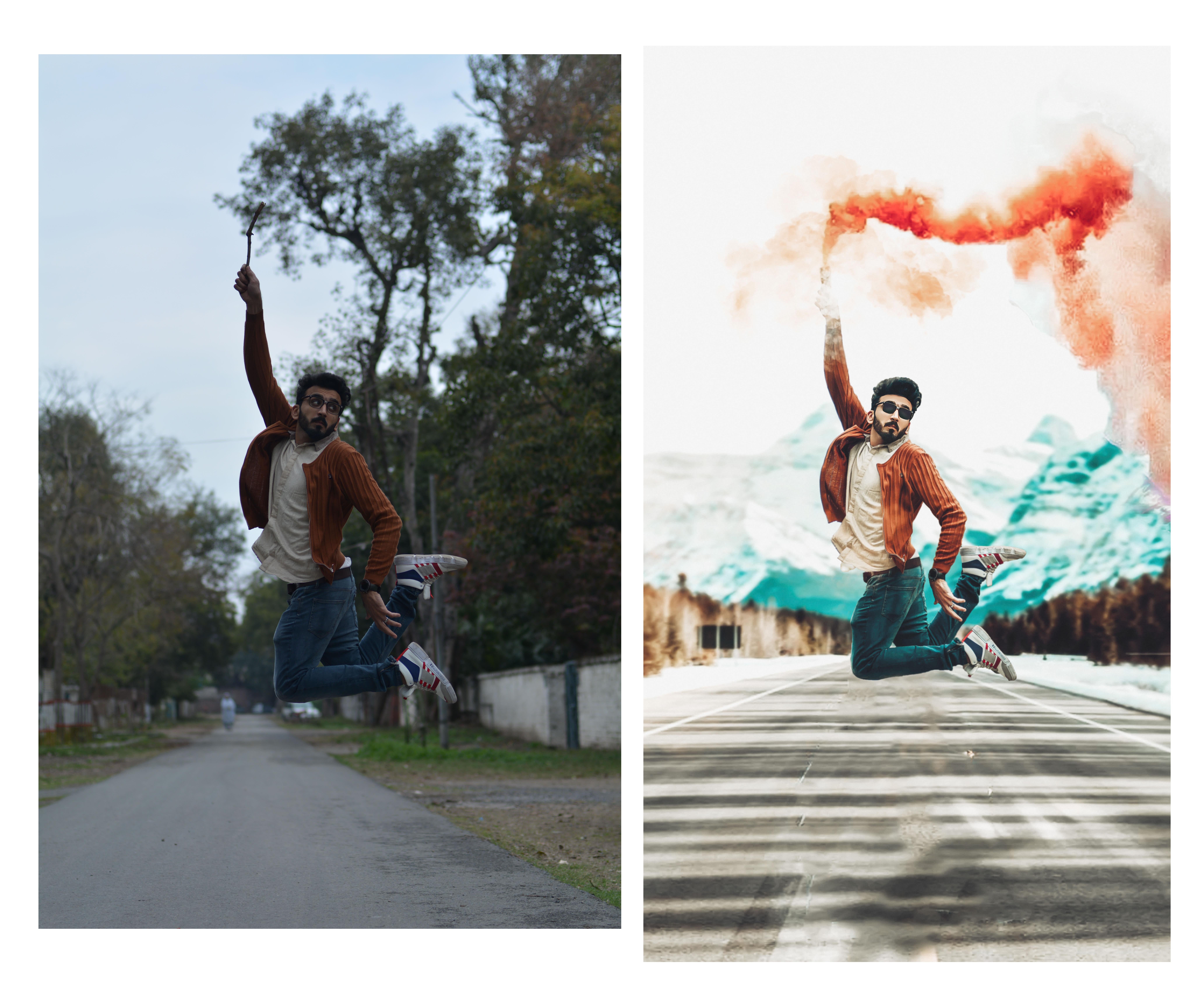 I will edit the photos and change their backgrounds