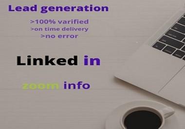 I will give you business leads, contract and verifie...