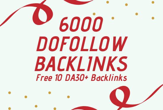 I will provide 6000 tier 2 contextual dofollow backli...