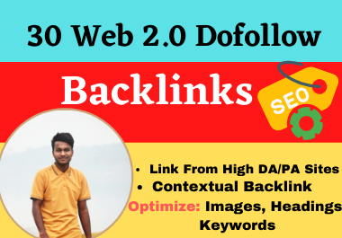 30 Web 2.0 Blog Contextual Backlinks for Google Ranki...