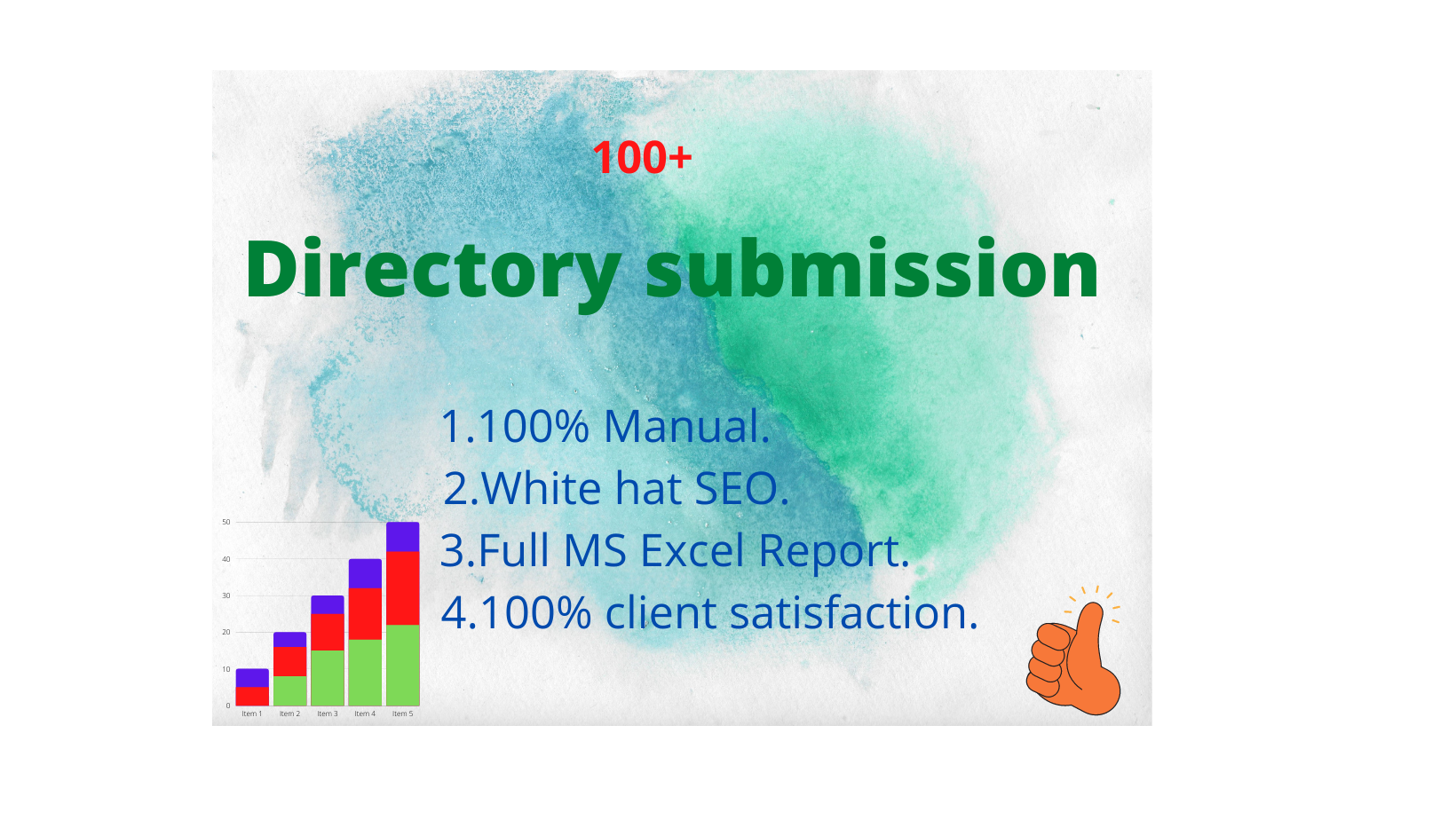 I will do 100+ high quality web directory submission ...