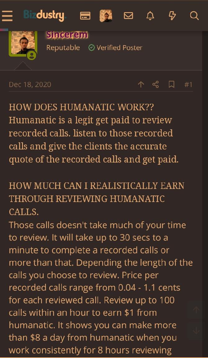 Forum posting/blog article writing