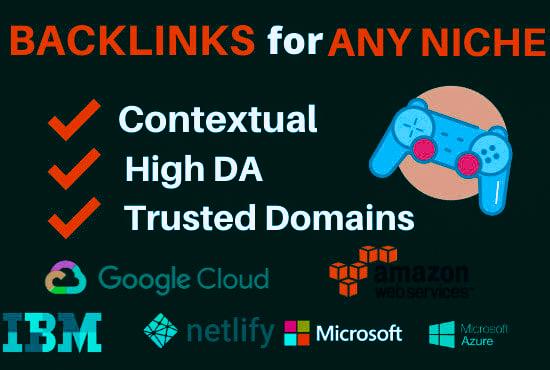 Game On Get 50 High Quality Backlinks WEB 2.0 7 New S...