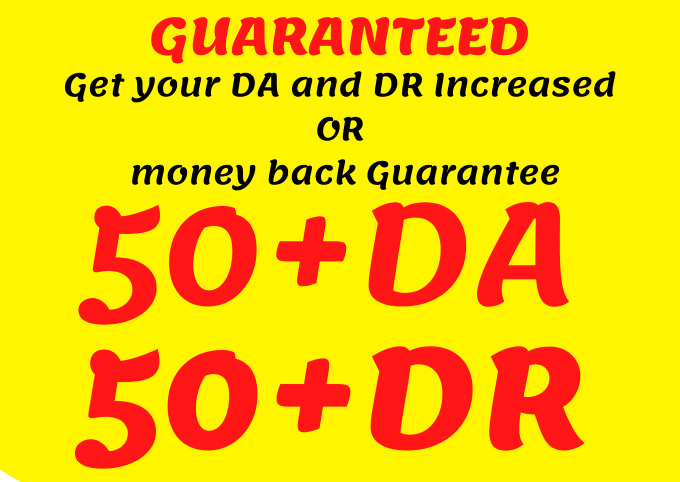 I will increase moz domain authority da 50 plus ahref...